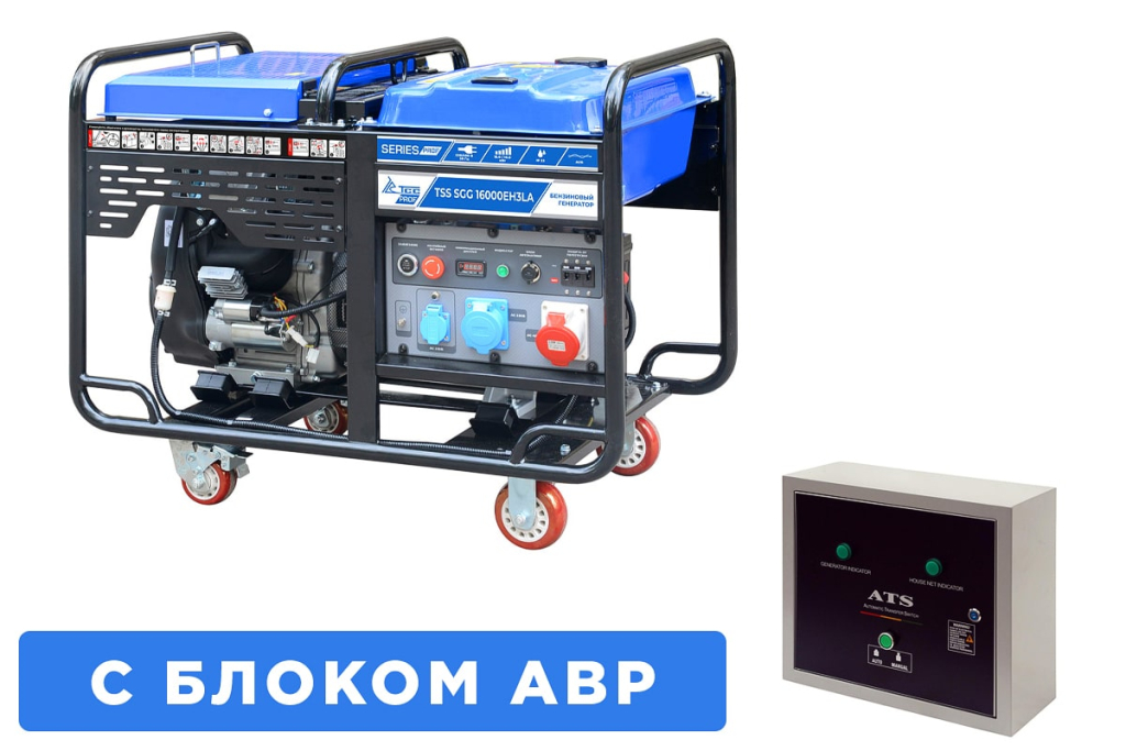 Бензогенератор ТСС SGG 16000EH3LA  с АВР 190068