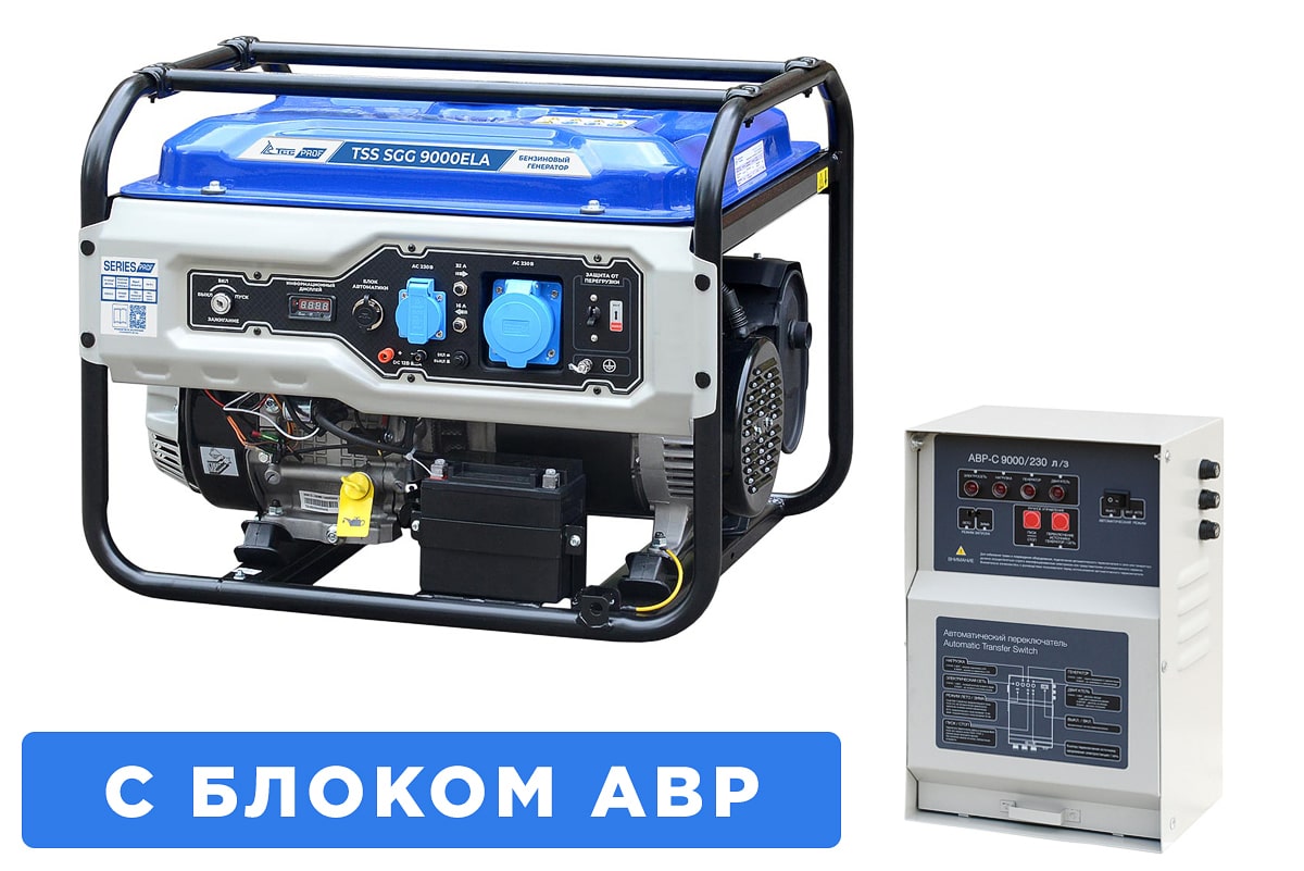 картинка Бензогенератор ТСС SGG 9000ELA с АВР
