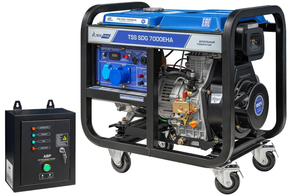 Дизель генератор ТСС SDG 7000EHA с АВР 033540