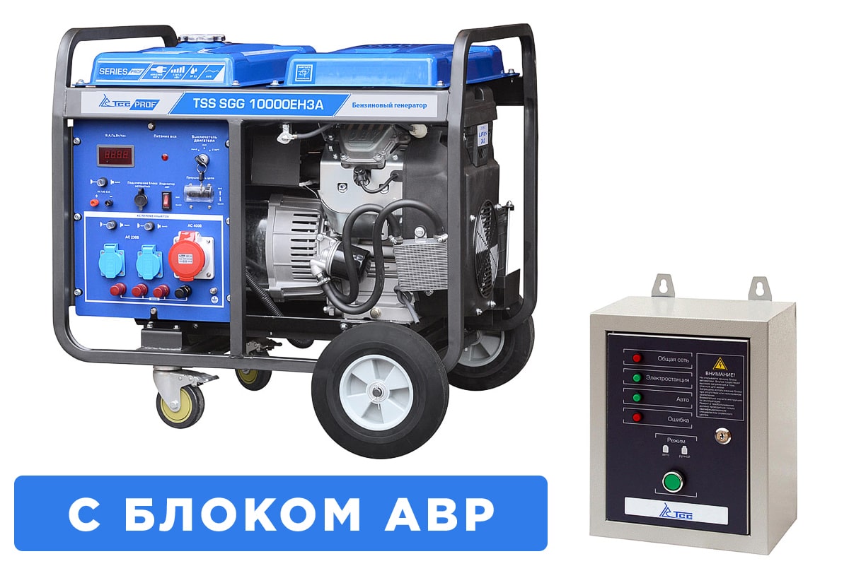 картинка Бензогенератор ТСС SGG 10000EH3A с АВР