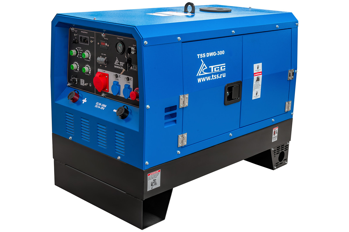 картинка Однопостовой дизельный сварочный генератор ТСС DWG-300