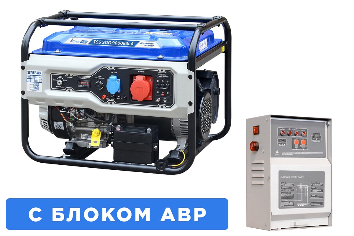 картинка Бензогенератор ТСС SGG 9000E3LA с АВР